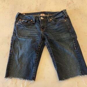 True Religion Joey Cutoff Shorts Size 32, Mens